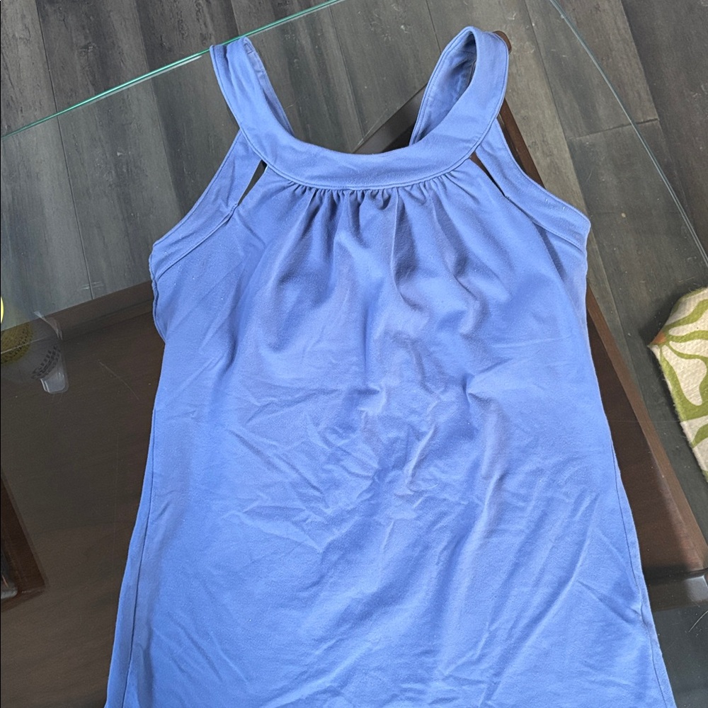 Athleta Sports Bra, built on shelf bra. Small/blue